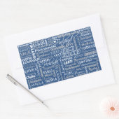 フィンランドの町のシール 長方形シール (封筒)