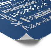 フィンランドの町カスタムのポスター ポスター (角)