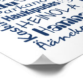 フィンランドの町カスタムのポスター ポスター (角)