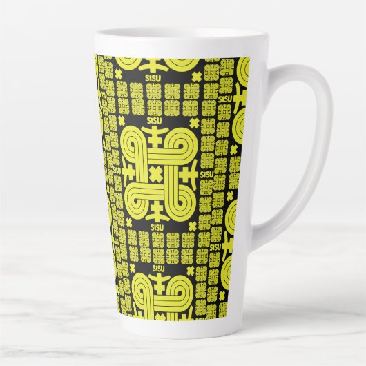 フィンランドの精神を信じる カフェラテマグ (右)