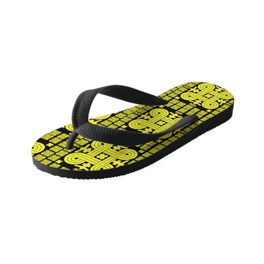 フィンランドの精神を信じる キッズビーチサンダル (アングル)