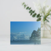 フィンランドの霧の多い湖 ポストカード (スタンド正面)