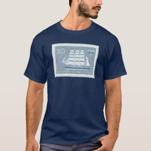 フィンランドの高い船のワイシャツ Tシャツ