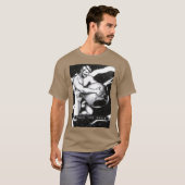 フィンランドのFUKHE WORLDom おもしろい Tシャツ (正面フル)