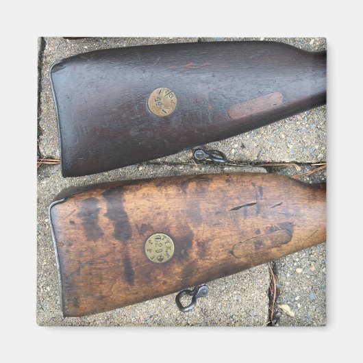 フィンランドのM27モシンNagantストックディスク磁石 マグネット (正面)