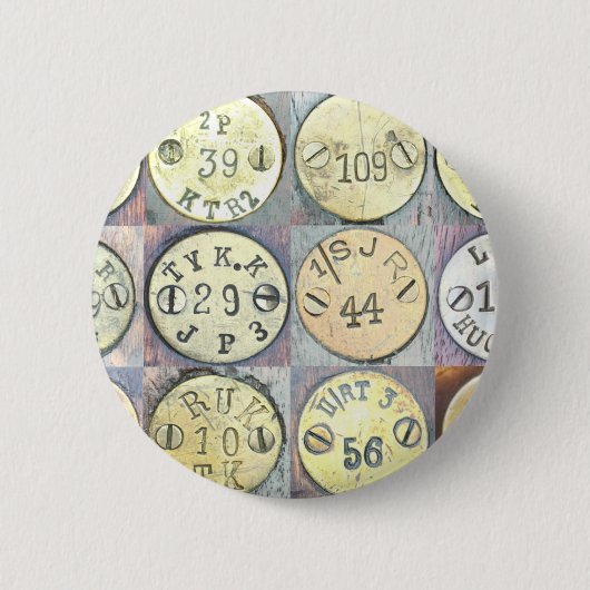 フィンランドのMosin-Nagant標準的なディスクボタン 缶バッジ (正面)