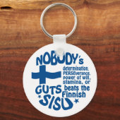 フィンランドのSISUキーチェーン キーホルダー (正面)