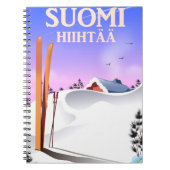 フィンランドはスキーする (Finland to ski) ノートブック (正面)