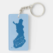 フィンランドは私のハート キーホルダー (裏面)