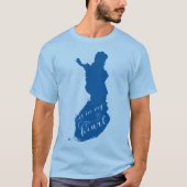 フィンランドは私のハート Tシャツ (正面)