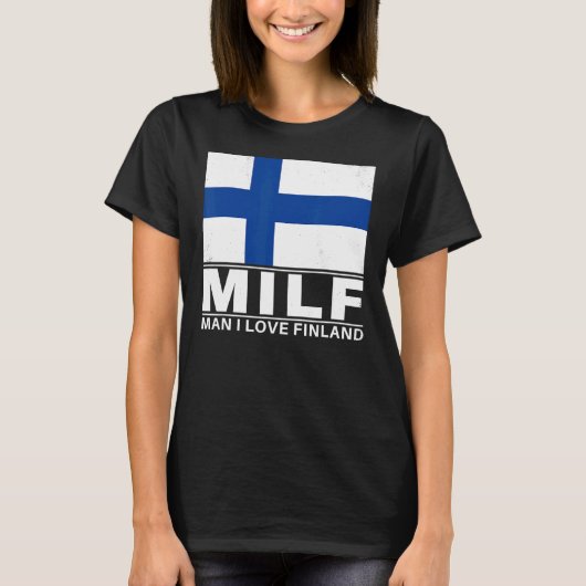 フィンランドを愛する男 Tシャツ (正面)