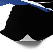 フィンランドアイスホッケーフィンプレーヤーフィンランドチームスティック ポスター (角)