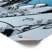 フィンランドウィンターイラストレーション ポスター (角)