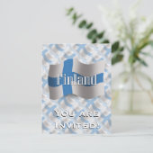 フィンランドウェーブ旗 招待状 (スタンド正面)