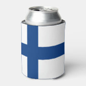フィンランドクール国旗 缶クーラー (缶正面)