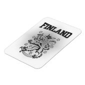 フィンランドコートオブアームズ マグネット (左側)