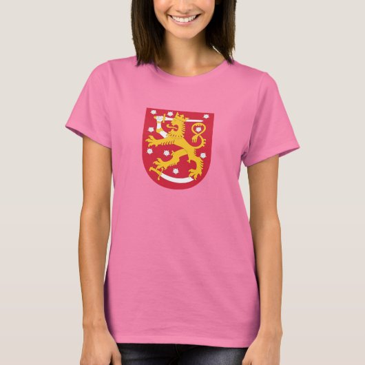 フィンランドコートオブアームズ Tシャツ (正面)