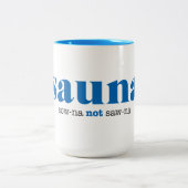 フィンランドサウナコーヒーマグ ツートーンマグカップ (中央)