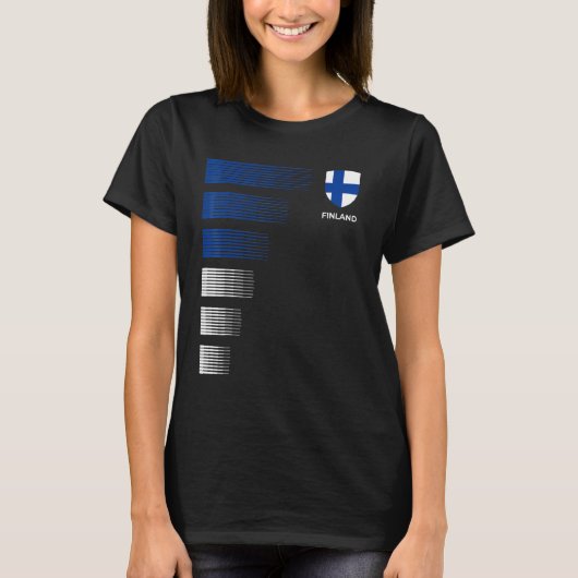 フィンランドサッカージャージー Tシャツ (正面)