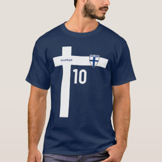 フィンランドサッカーチームサッカーレトロジャージー Tシャツ