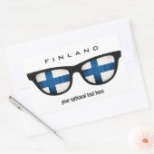 フィンランドシェードカスタムステッカー 長方形シール (封筒)