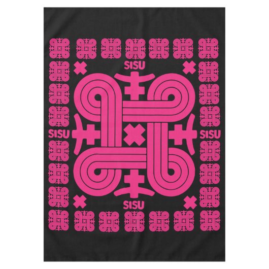 フィンランドシスアート テーブルクロス (正面)