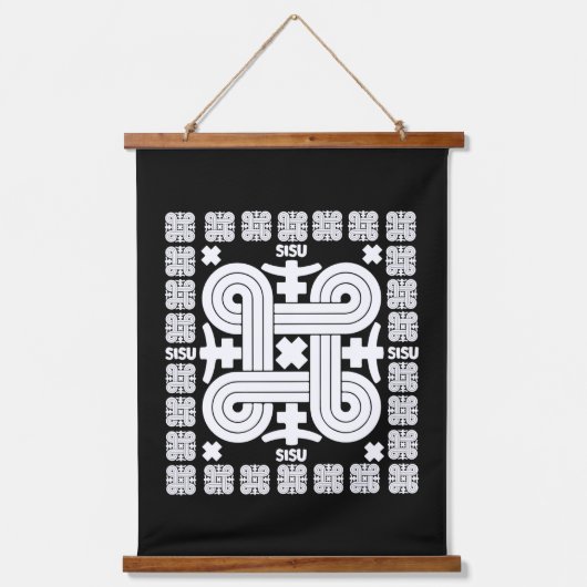 フィンランドシスアート 吊り下げ型タペストリー (正面)