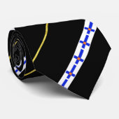 フィンランドストライプ国旗 ネクタイ (ロール)
