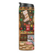 フィンランドスピッツホリデーベーキング:フェスティバルクリスマス タンブラー (回転右)