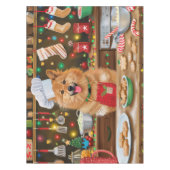 フィンランドスピッツホリデーベーキング:フェスティバルクリスマス テーブルクロス (正面)