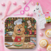 フィンランドスピッツホリデーベーキング:フェスティバルクリスマス ペーパープレート (パーティー)