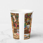 フィンランドスピッツホリデーベーキング:フェスティバルクリスマス 紙コップ (右)