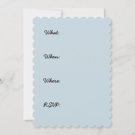 フィンランドスピッツ絵画アットシーショア – Dog Art 招待状 (裏面)