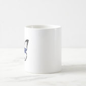 フィンランドバタフライ国旗 コーヒーマグカップ (中央)
