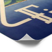 フィンランドフィニストヴィンテージトラベル ポスター (角)