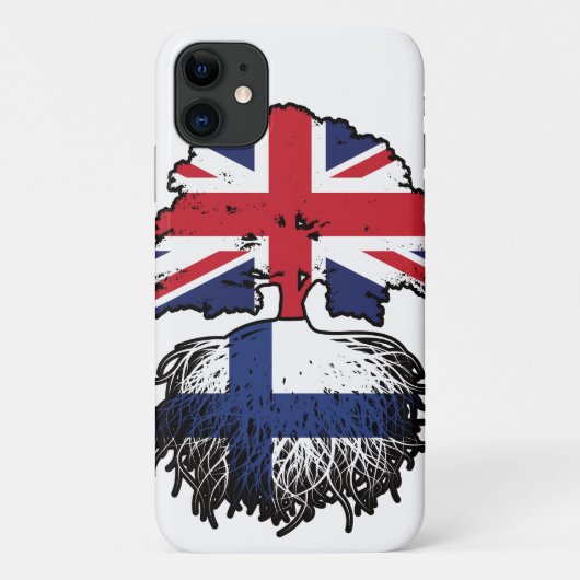 フィンランドフィンランド統一されたイギリスイギリス Case-Mate iPhoneケース (裏面)