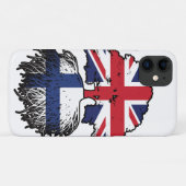 フィンランドフィンランド統一されたイギリスイギリス Case-Mate iPhoneケース (裏面(横))