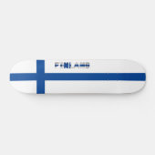 フィンランドフラグ スケートボード (横)