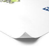 フィンランドポスター手書きカラー地図 ポスター (角)