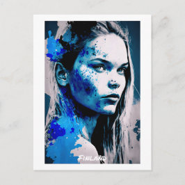 フィンランドポストカード – ポートレート – 女性の世界 ポストカード