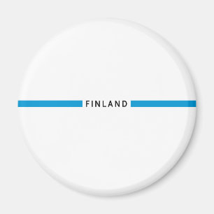 フィンランドミニマル国旗 マグネット