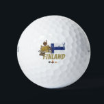 フィンランドムースヴィンテージフラッグテントレトロお土産 ゴルフボール<br><div class="desc">スカンジナビアのヨーロッパの休日のためのムースヴィンテージ旗とテントデザインの記念品を持つフィンランド。デザインフィンランドのバックパッカーや誕生日とヘルシンキの休暇。トゥルクとタンペレの熱心なスカンジナビアの友人のためのフィンランドのアートワーク。フィンランドのバックパッカーやスカンジナビアの旅行者に最適なムースヴィンテージ旗とテントレトロデザインを持つフィンランド。ヘルシンキ、トゥルク、タンペレの休暇のためのフィンランドのお土産。必要な名カスタマイズ前を入力して、デザインを簡単にパーソナライズできる。</div>