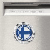 フィンランドラウンドエンブレム マグネット (インサイチュ (食洗機))