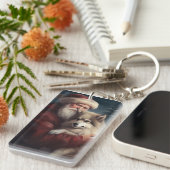 フィンランドラプウンドサンタクロースフェスティバルクリスマス キーホルダー (正面右)