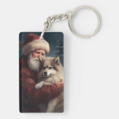 フィンランドラプウンドサンタクロースフェスティバルクリスマス キーホルダー (裏面)