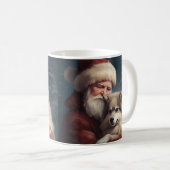 フィンランドラプウンドサンタクロースフェスティバルクリスマス コーヒーマグカップ (正面右)