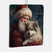 フィンランドラプウンドサンタクロースフェスティバルクリスマス セラミックオーナメント (右)