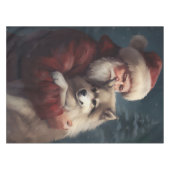 フィンランドラプウンドサンタクロースフェスティバルクリスマス テーブルクロス (正面(横))