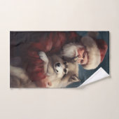 フィンランドラプウンドサンタクロースフェスティバルクリスマス バスタオルセット (ハンドタオル)