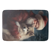 フィンランドラプウンドサンタクロースフェスティバルクリスマス バスマット (正面)